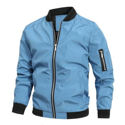 Men's Bomber Zipper Jacket