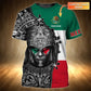 Men Fashion 3D Eagle Pattern Short Sleeve Oversized T-shirt