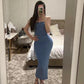 New  Sexy Sleeveless Midi Dress