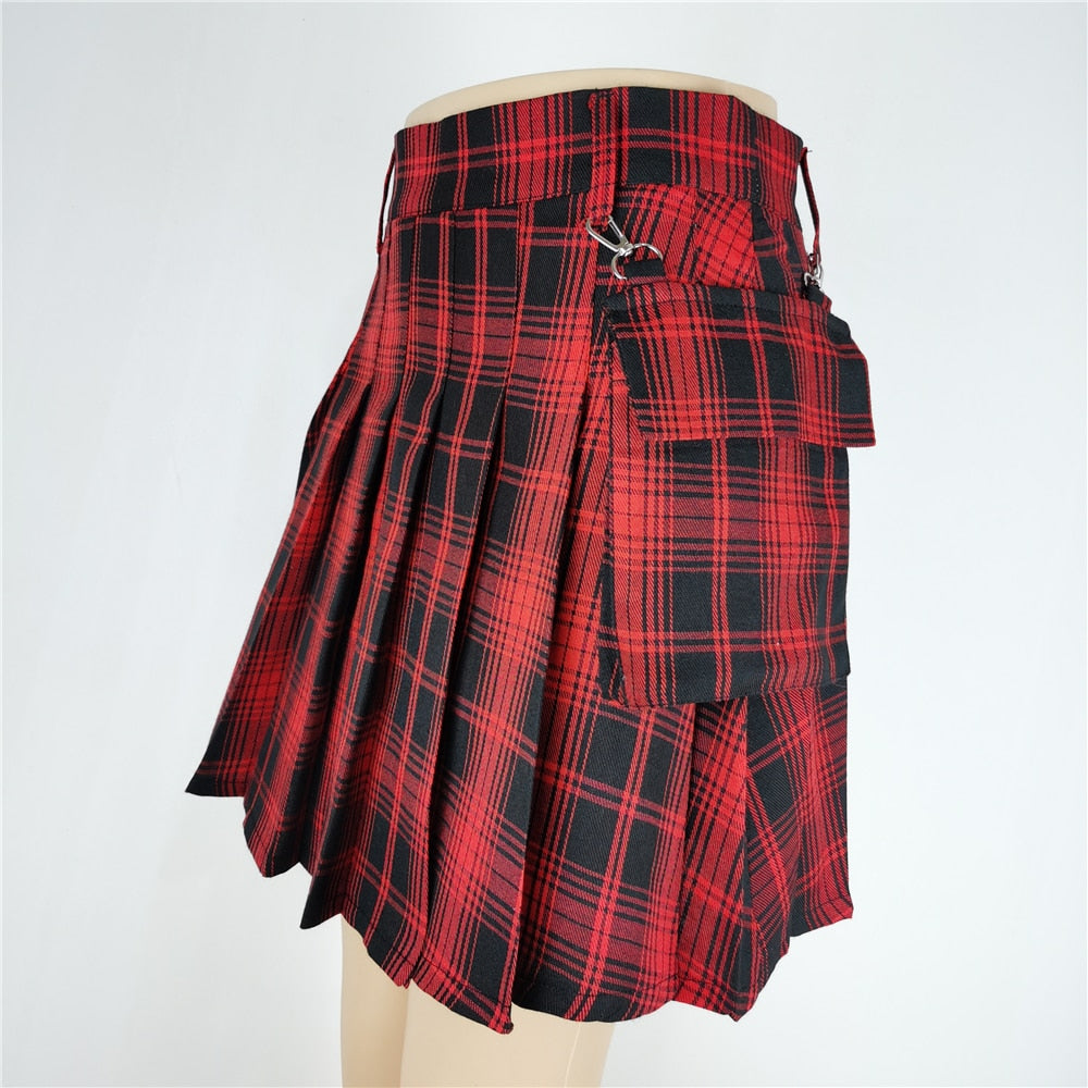 New  Streetwear Black Skirt