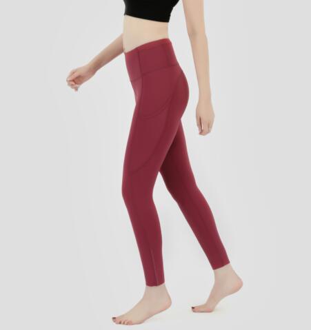 Women Pocket High Waist Sports Tight Leggings