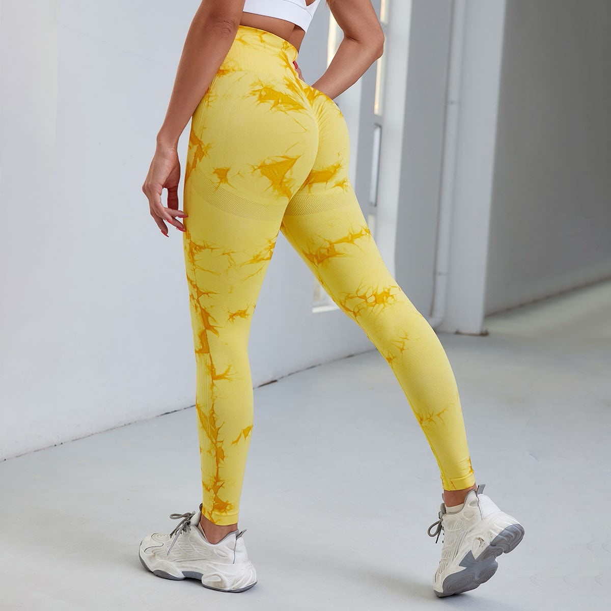 New  Seamless Tie Dye Leggings
