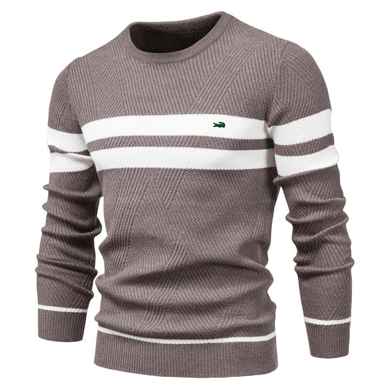High Quality New Winter Stripe Sweater