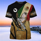 Men Fashion 3D Eagle Pattern Short Sleeve Oversized T-shirt