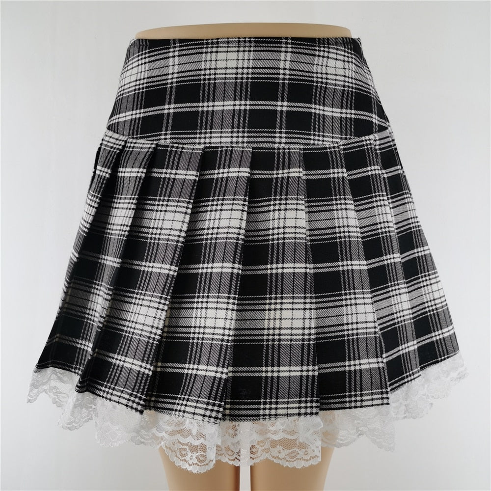 New  Streetwear Black Skirt