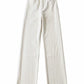 Women High Waist Streetwear Light Blue Pants