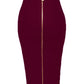 Women Elastic Bodycon Summer Pencil Skirt