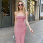 New  Sexy Sleeveless Midi Dress