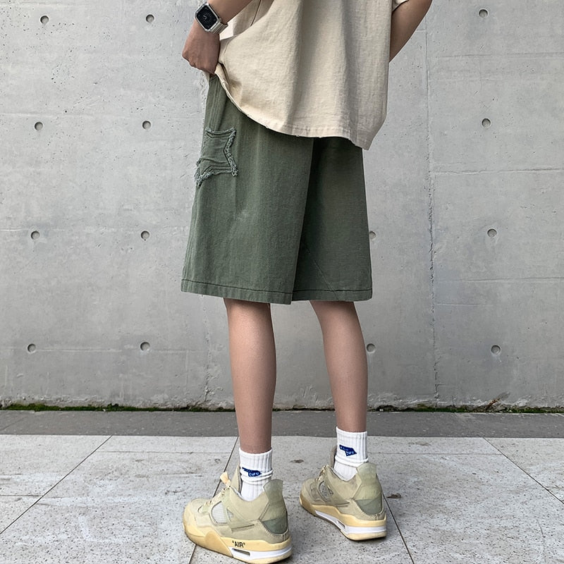 New Star Patchwork Shorts