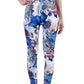 Womens Graffiti Style Slim Stretch Trouser