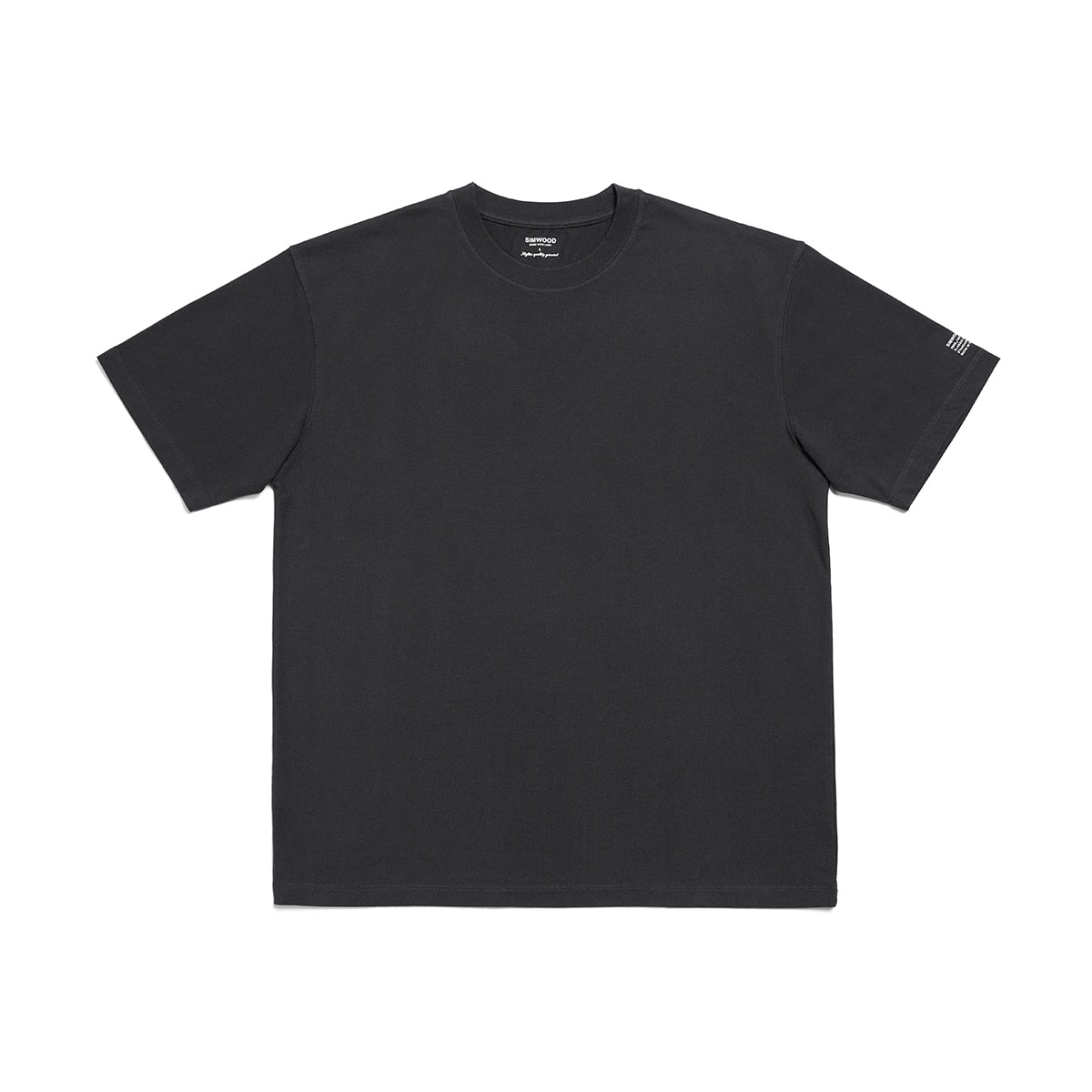 Men High Quality Solid Color Drop Sleeve Loose Tshirts