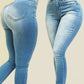 Woman's pure color jeans