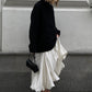 Women Elegant High Waist Office Lady Ankle-Length Skirt