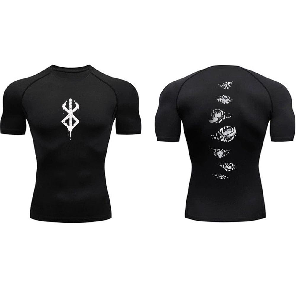 Anime Berserk Guts Men's Compression Shirt