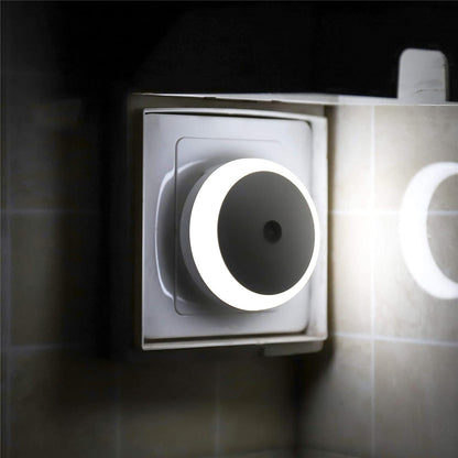 New Sensor Round Plug Wall Night Lamp