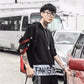 Autumn Men's Casual Black Hoodies
