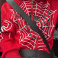 New Spider Web Red Graphic Hoodies