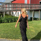 Women Elegant Deep V Neck Dress