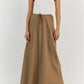 High Waist Loose Female Long Skirt