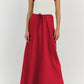 High Waist Loose Female Long Skirt