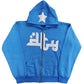 2022 Winter American Y2k High Street Red Black Hoodie