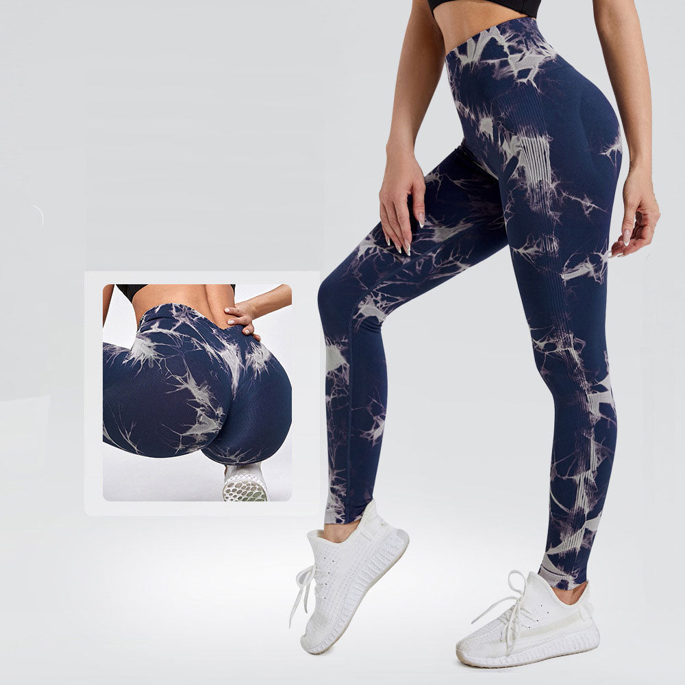 New  Seamless Tie Dye Leggings