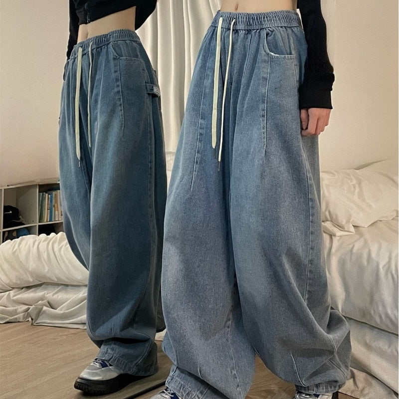 Women Vintage Baggy Jeans