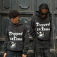 3D Skull Puff Print Hoodies