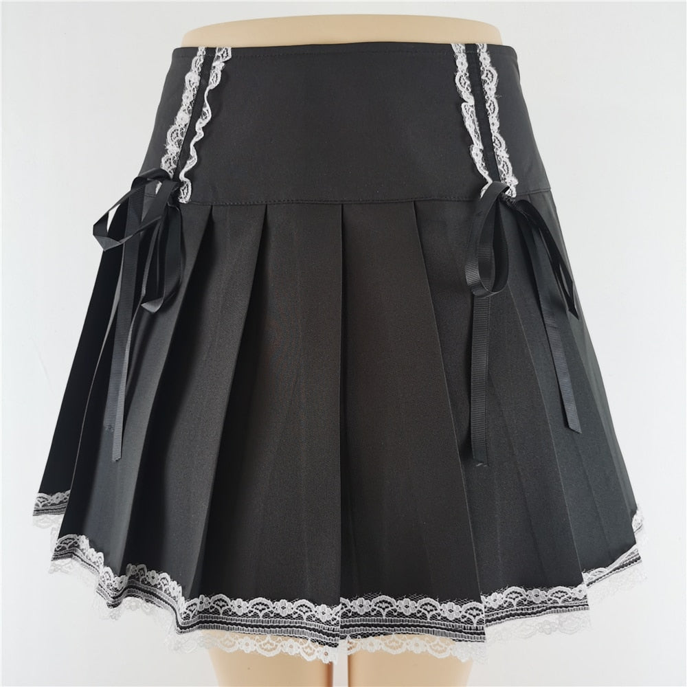 New  Streetwear Black Skirt