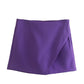 Women Fashion Asymmetrical Shorts Skirts