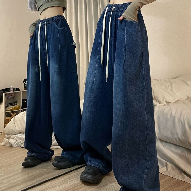 Women Vintage Baggy Jeans