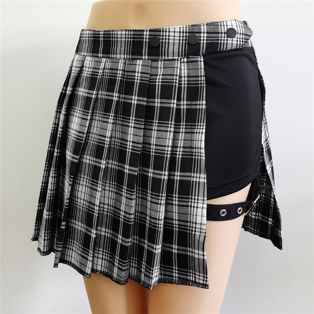 New  Streetwear Black Skirt