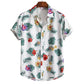 Men Short Sleeve 3D Printed Shirt
