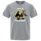 Men Pure Cotton Vintage T-Shirt