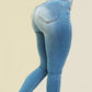 Woman's pure color jeans