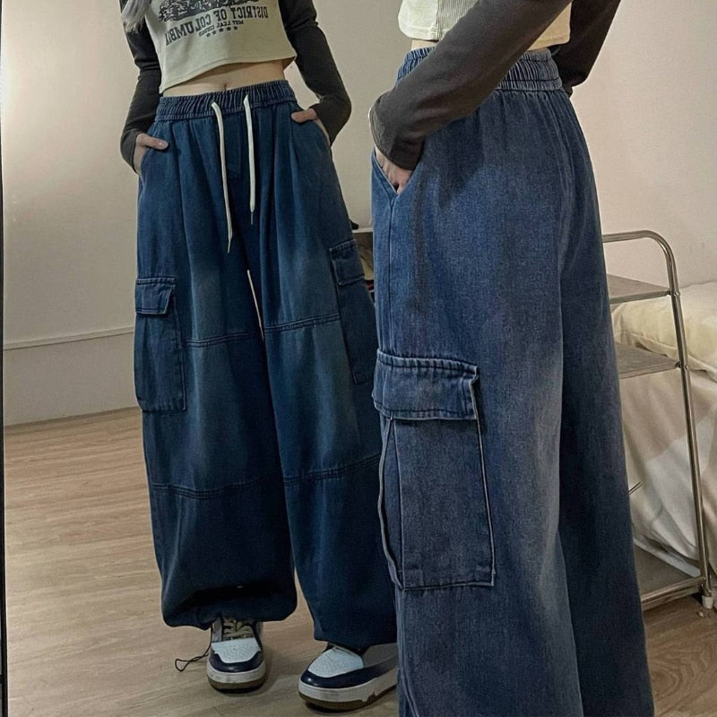 Women Vintage Baggy Jeans