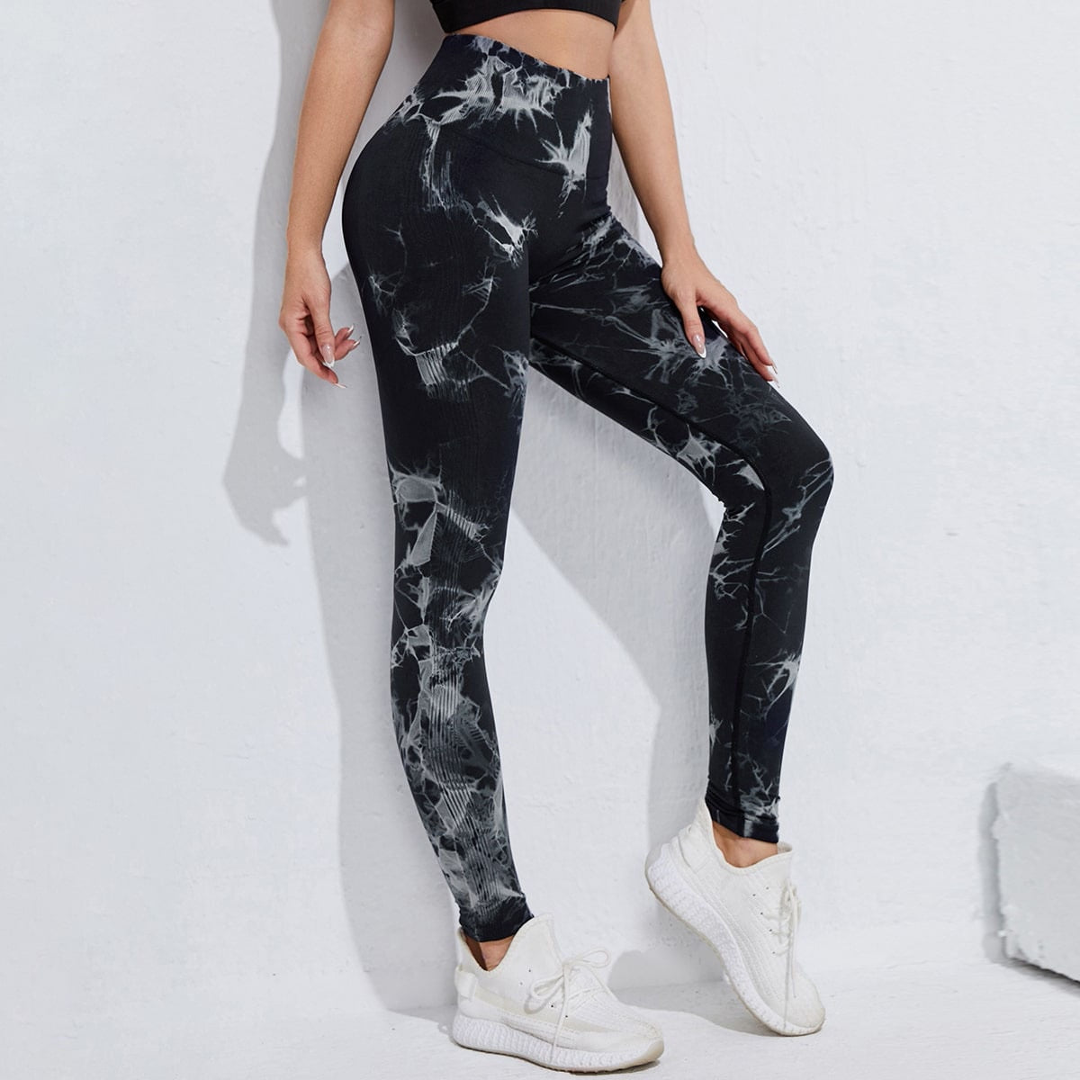 New  Seamless Tie Dye Leggings