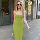 New  Sexy Sleeveless Midi Dress