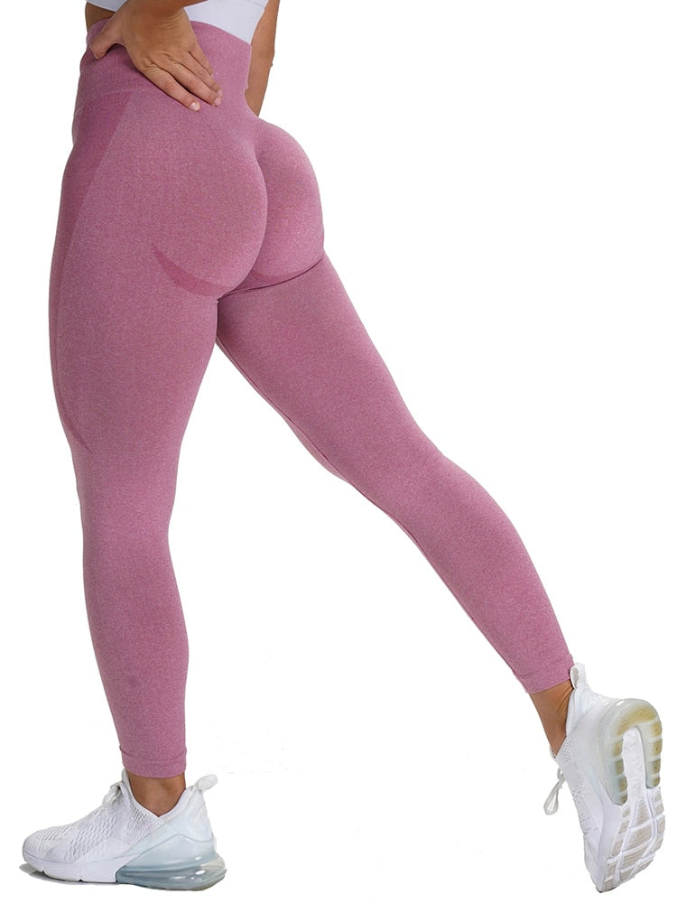 Women Seamless Smile High Waist Pants