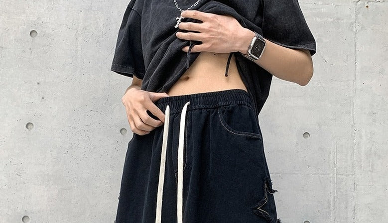New Star Patchwork Shorts