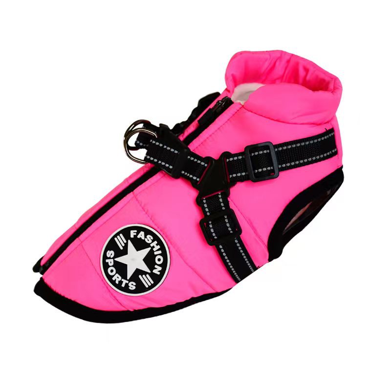 New Harness Winter Warm Dog Clothes