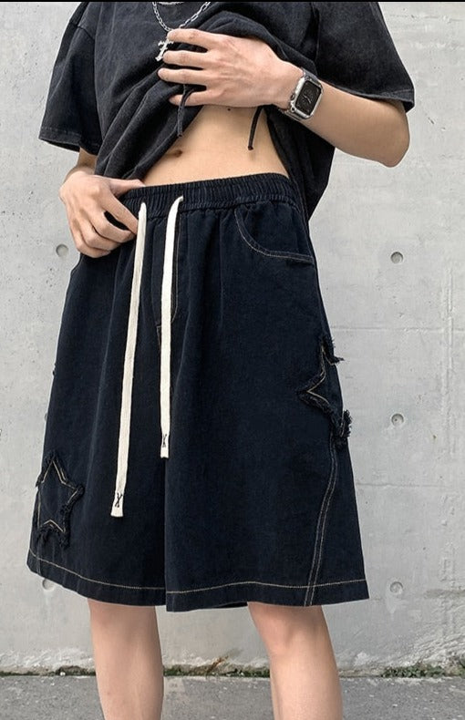 New Star Patchwork Shorts