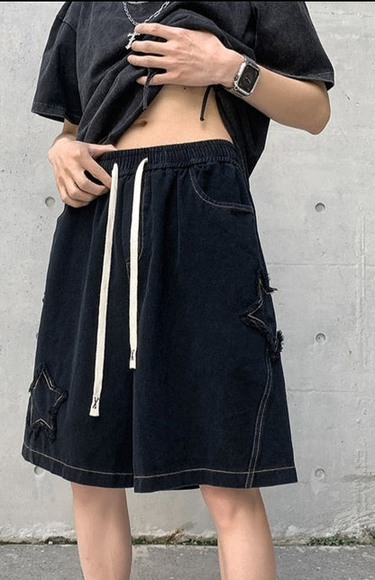 New Star Patchwork Shorts