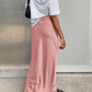 New  Elegant Satin Black Trumpet Skirts