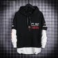 Autumn Men's Casual Black Hoodies
