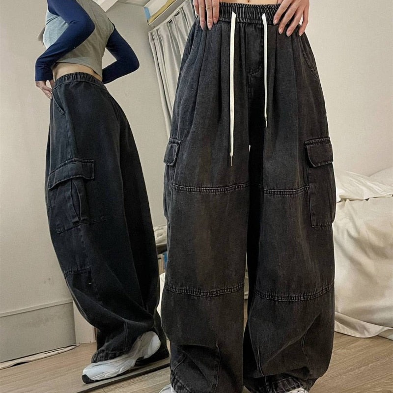 Women Vintage Baggy Jeans