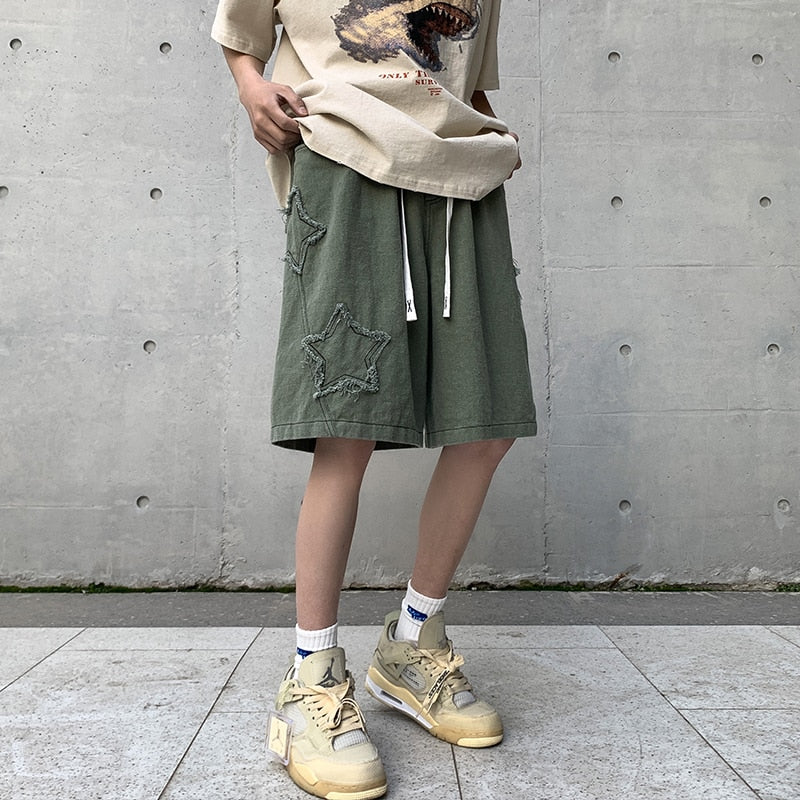 New Star Patchwork Shorts