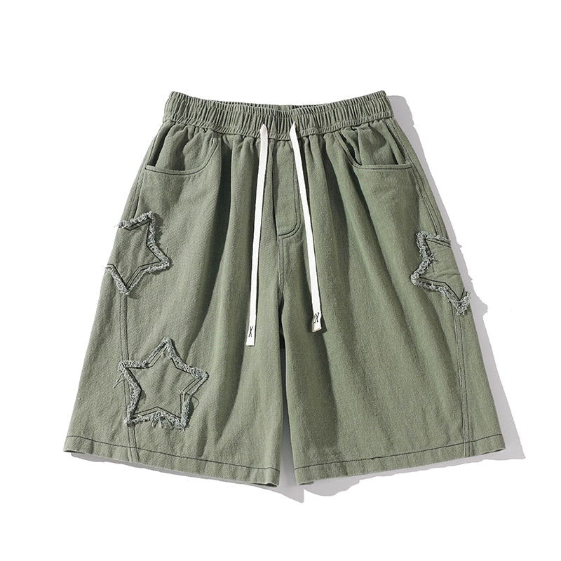 New Star Patchwork Shorts