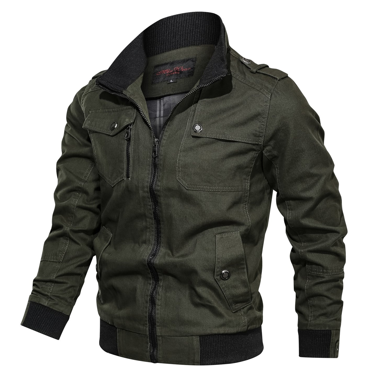 Men Fashion Slim Bomber Windbreaker Jackets