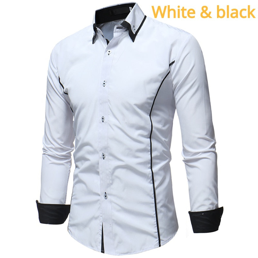Mens Long Sleeve Business Shirt
